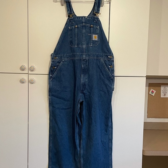 Carhartt Men’s Denim Overalls - Picture 1 of 6